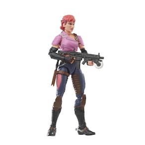 Boneco de ação G.I. Joe Classified Series Zarana de 15 cm com acc