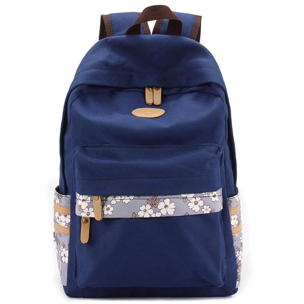 Mochila de lona leve mygreen para meninas de 8 a 12 anos