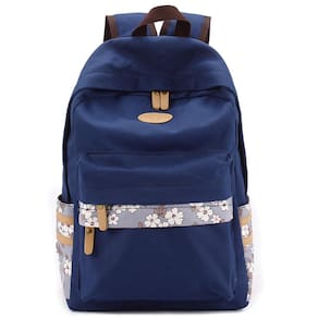 Mochila de lona leve mygreen para meninas de 8 a 12 anos