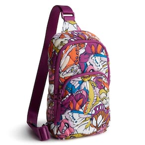 Mochila Sling Vera Bradley Featherweight Lorman Flutter