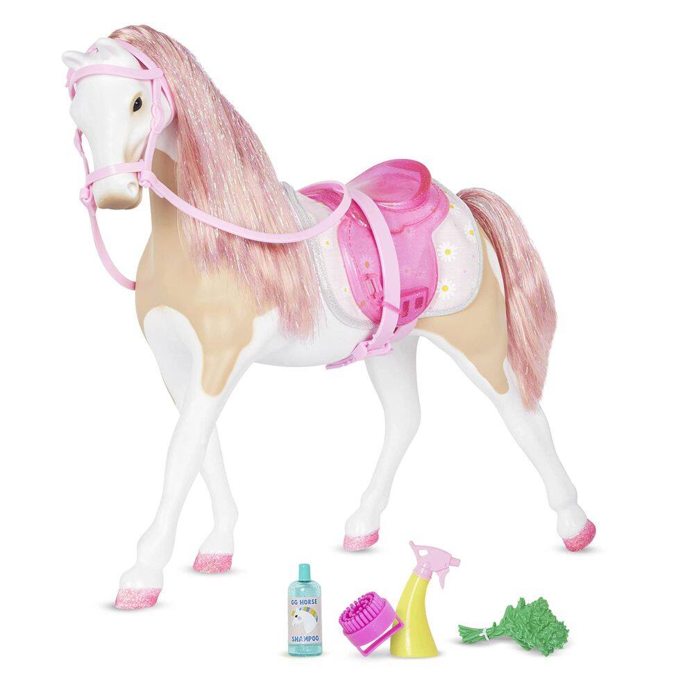 Bonnie Toy Horse Glitter Girls de 14 polegadas com acessórios de mais de 3 anos