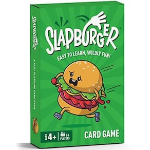 Jogo de cartas Slapburger Fun Family Games para crianças de 4 anos ou mais