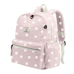 Mochila Atgark Corduroy Toddler para meninos e meninas 13,5 cm