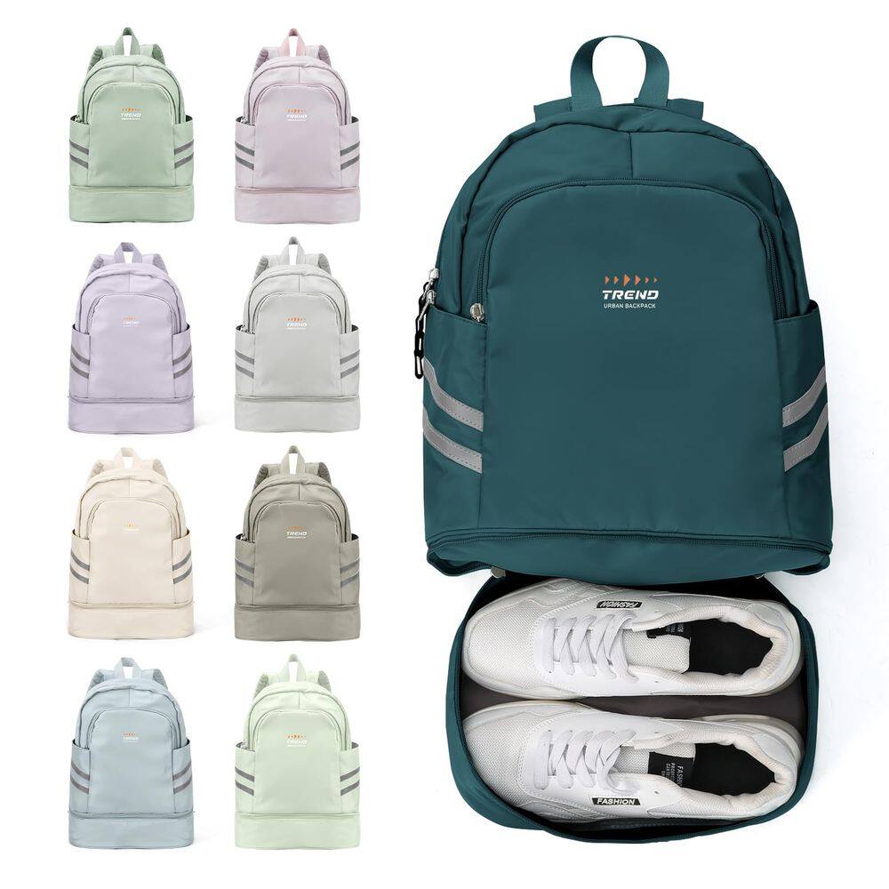 Mochila de ginástica Coofay impermeável com compartimento para sapatos 20L