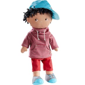 Soft Boy Doll HABA William 12 lavável à máquina com roupas