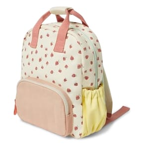 Mochila infantil YONIZA Strawberry para meninas de 2 a 4 anos rosa