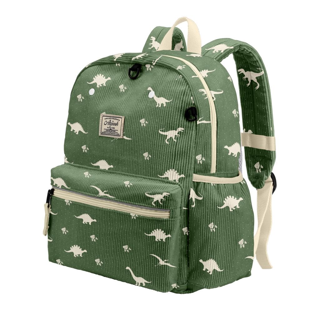 Mochila Atgark Corduroy para meninos de 2 a 5 anos