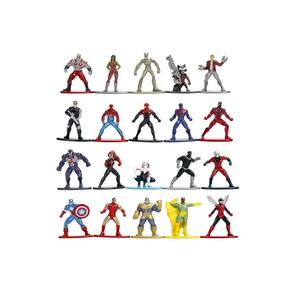 Bonecos colecionáveis Jada Toys Marvel, pacote com 20, Wave 1, 1,65 cm