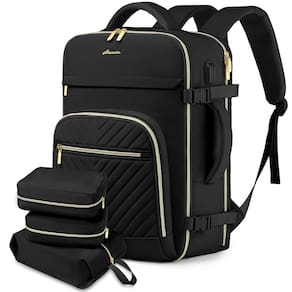 Mochila de viagem FIUAIE 40L impermeável para mulheres, laptop de 17 polegadas