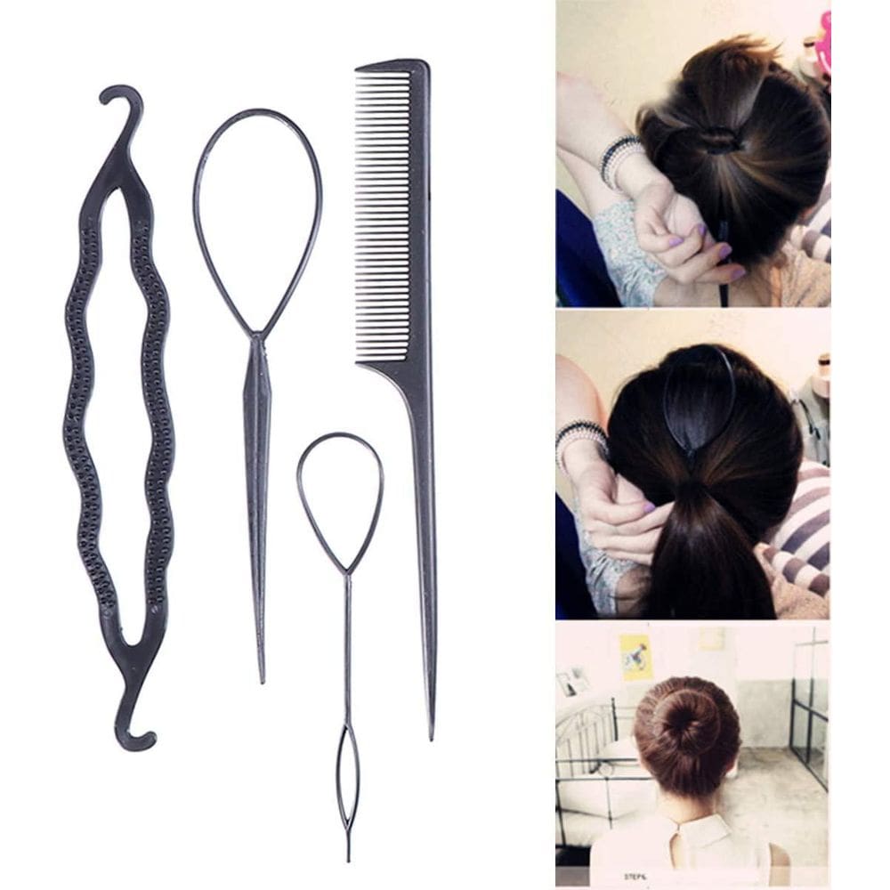 Kit De Cabeleireiro Mágico Para Fazer Penteados E Coques