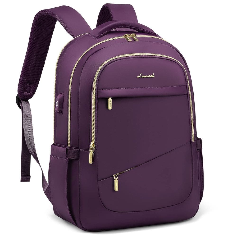 Mochila para laptop LOVEVOOK para mulheres, laptop fino de 15,6 polegadas