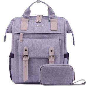 Mochila para laptop LOVEVOOK para mulheres 15,6" roxa