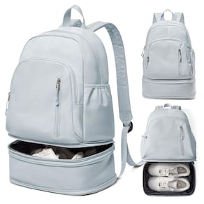 Mochila de ginástica VENATIN para mulheres e homens impermeável azul 21L
