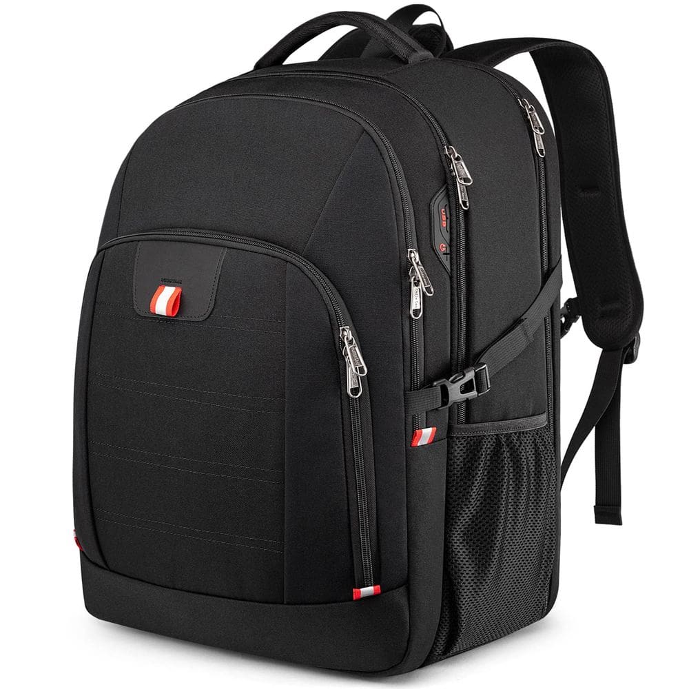 Mochila Della Gao Extra Large Laptop 50L com USB preta