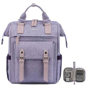 Mochila para laptop LOVEVOOK para mulheres 17,3" com porta USB