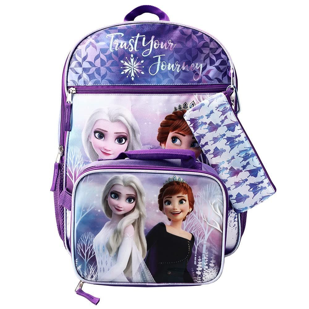 Conjunto de mochilas Bioworld Frozen para mulheres (Little Big Kid)