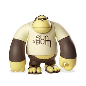 Boneco de brinquedo Sun Bum Sonny 9 em vinil amarelo