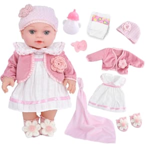 Boneca DOTVOSY 30 cm com roupas e acessórios para mais de 3 anos