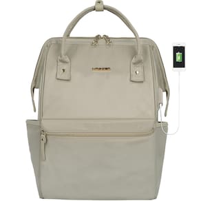 Mochila para laptop KROSER Stylish 17 portas USB repelentes de água