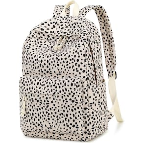 Mochila escolar BTOOP Leopard para adolescentes e mulheres, laptop de 17 polegadas