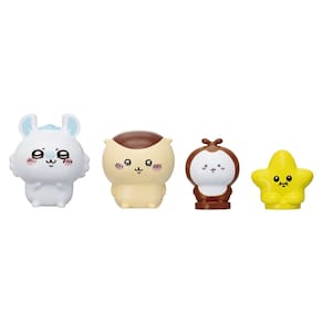 Conjunto completo Doll Sega Toys Chiikawa com Momonga, Kuriman e Beetle