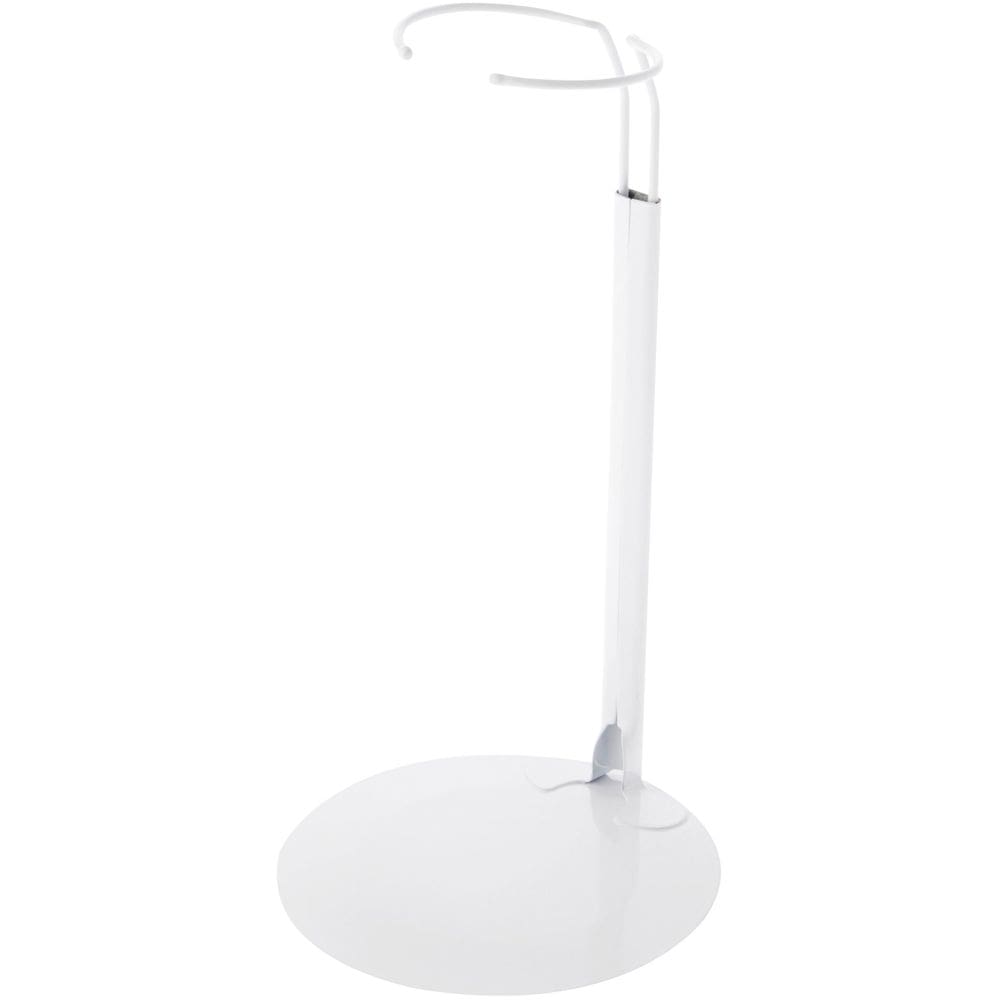 Suporte de boneca Plymor DSP-90W branco ajustável para bonecas de 38 a 53 cm
