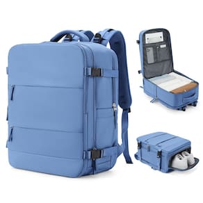 Mochila de viagem coowoz grande impermeável para mulheres e homens