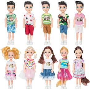 Mini Doll ONEST de 5 polegadas com roupas e acessórios para crianças