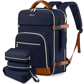 Mochila de viagem FIUAIE impermeável 40L com compartimento para laptop de 17 polegadas
