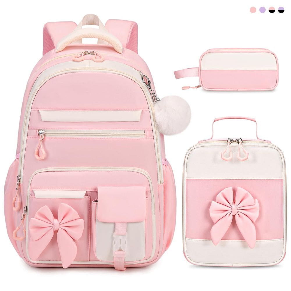 Mochila DIGOBAY para meninas com lancheira e estojo