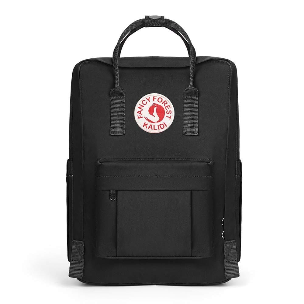 Mochila KALIDI Casual Laptop, mochila de acampamento de 15 polegadas preta