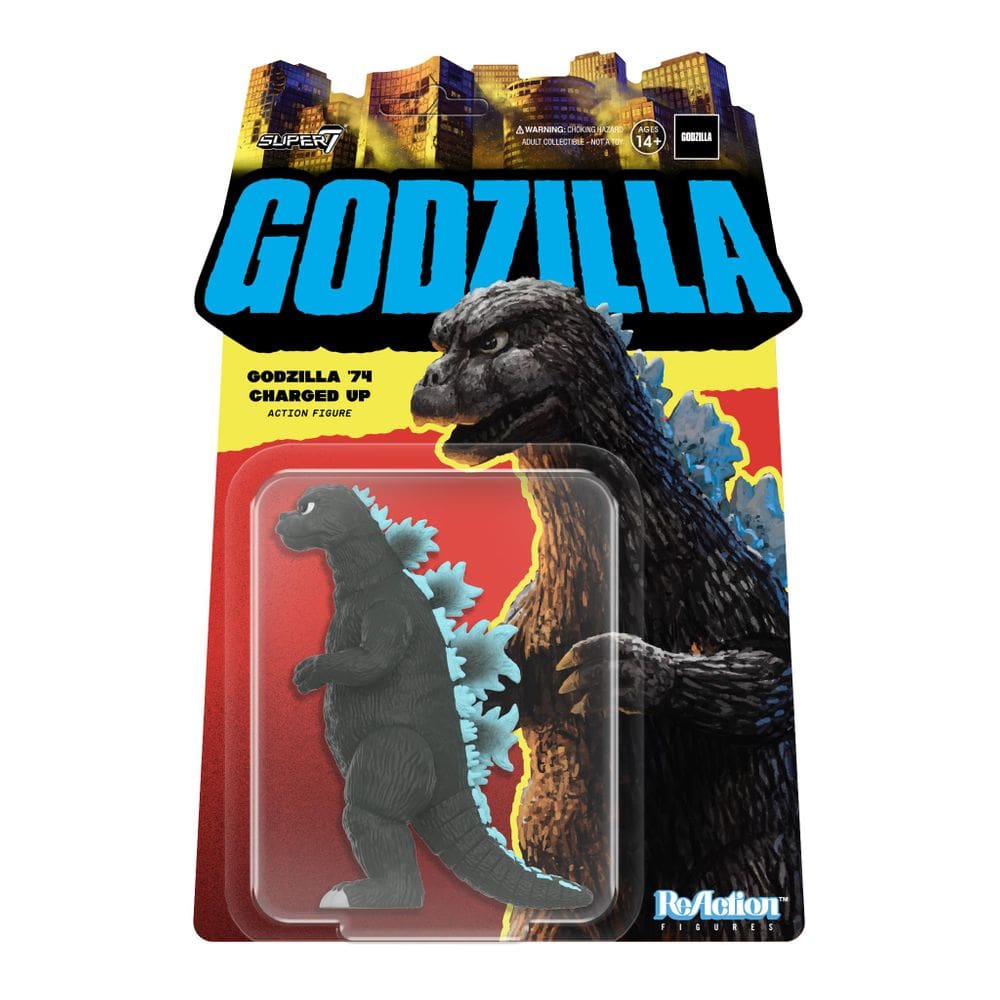 Boneco de ação Super7 Toho Reaction Godzilla 1974 9,5 cm