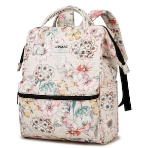 Mochila para laptop Kinmac Wide Open Style 15,6" com estampa floral