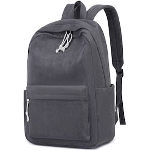 Mochila escolar BTOOP Corduroy grande para laptop de 17 polegadas para adolescentes