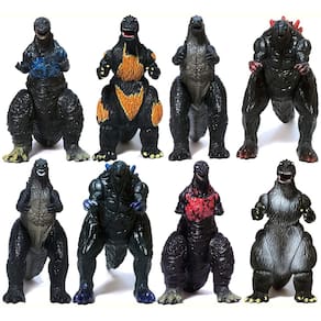 Conjunto de bonecos de ação EZfun Godzilla Movable Joint Kids 2019