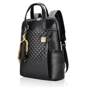Mochila para laptop Kamlui de 14 a 15,6 polegadas para couro feminino