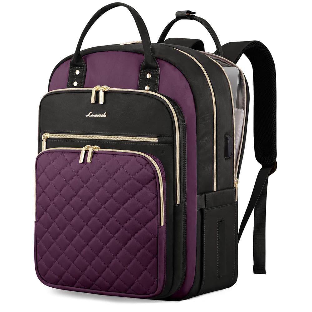Mochila para laptop LOVEVOOK para mulheres de 17 polegadas resistente à água