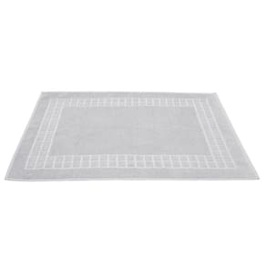 Toalha De Piso Domus 50X80Cm 100% Algodão Cinza Buettner