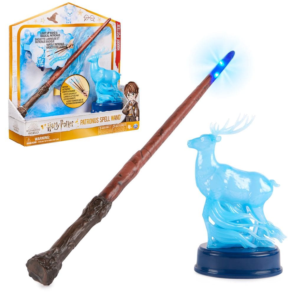 Brinquedo colecionável Wizarding World Harry Potter 13 Varinha com boneco