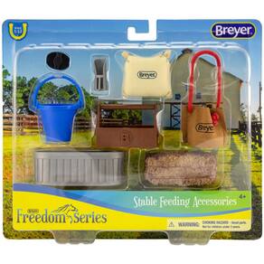 Conjunto de acessórios para cavalos Breyer Classics Stable Feeding