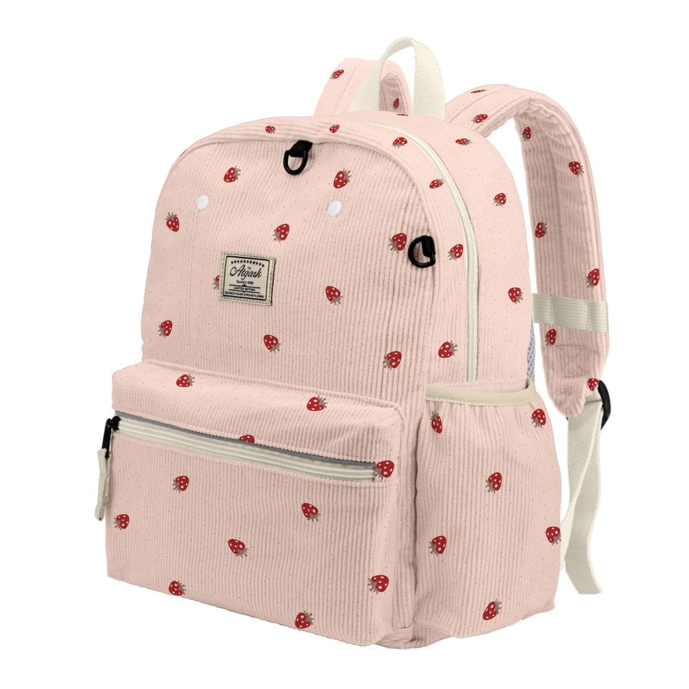 Mochila Atgark Corduroy para meninos de 2 a 5 anos