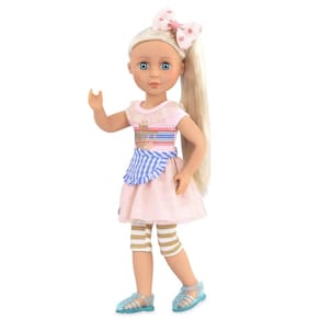 Fashion Doll Glitter Girls Chrissy 35 cm posável para maiores de 3 anos