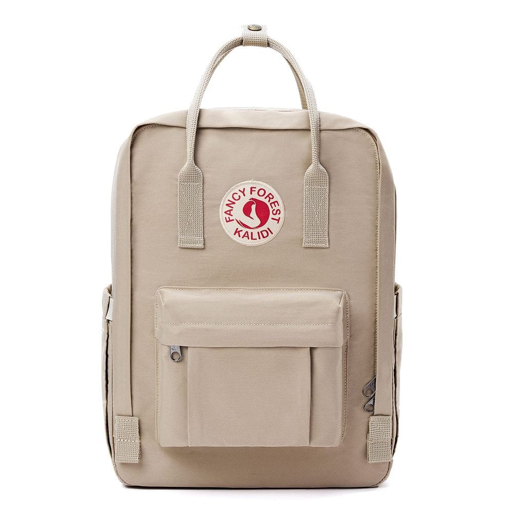Mochila KALIDI Casual Laptop Mochila de acampamento de 15 polegadas cáqui