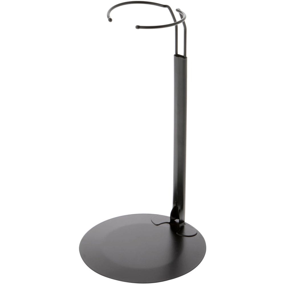 Suporte de boneca Plymor DSP-90B preto ajustável para bonecas de 38 a 53 cm