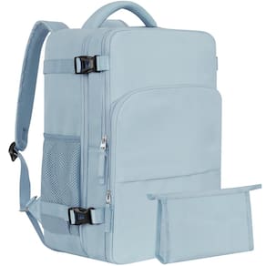Mochila de viagem Getravel Large para mulheres azul claro