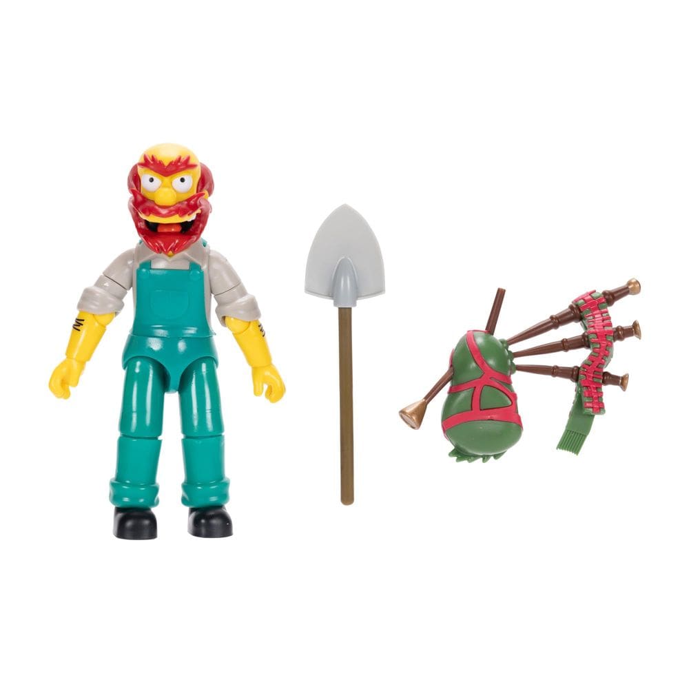 Boneco de ação colecionável The Simpsons 5 Groundskeeper Willie