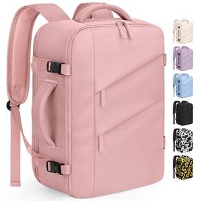 Mochila de viagem Capolo impermeável para mulheres e homens, laptop de 15,6"