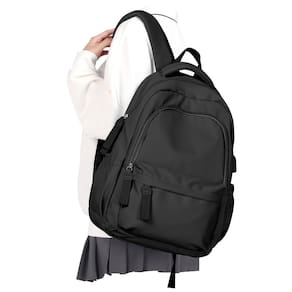 Mochila winspansy Small para meninas e meninos da escola preta 14"
