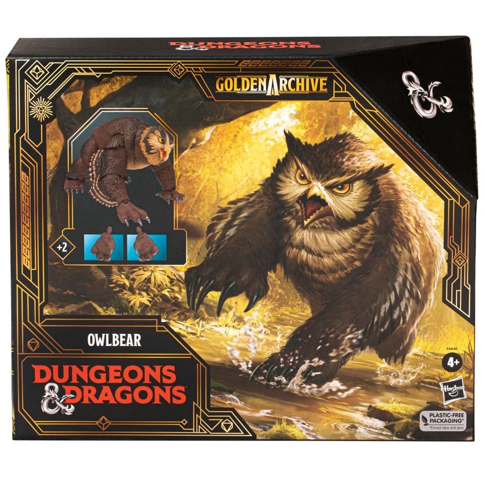 Estatueta Hasbro Dungeons & Dragons Golden Archive Owlbear 21cm