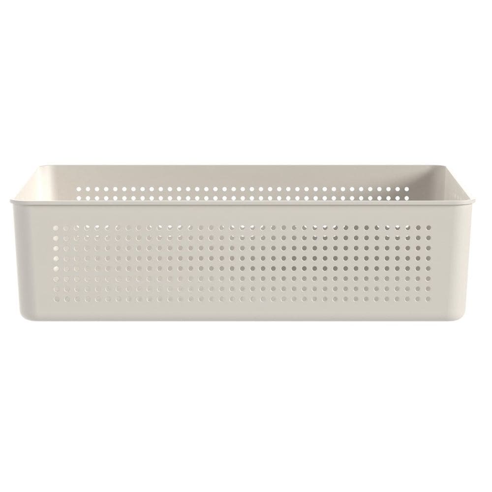 Cesto Flow OU 34x27x9 cm Bege